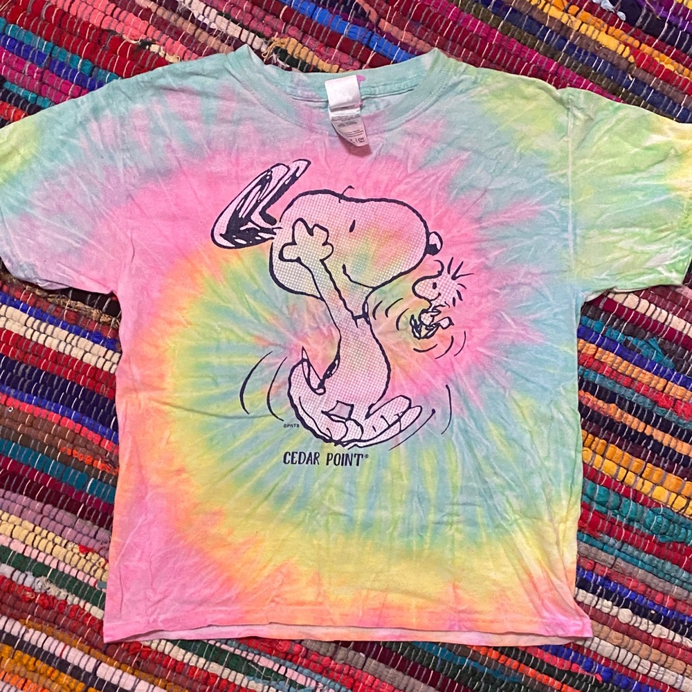 Tie-Dye Snoopy Kids T-Shirt